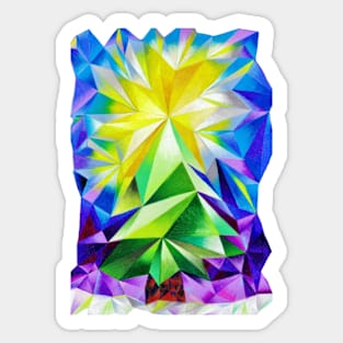 Christalmas Tree - Crystal Christmas Tree Sticker